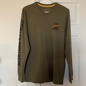 Howler Brothers Tarpon and Tube Green Long-sleeve T-shirt